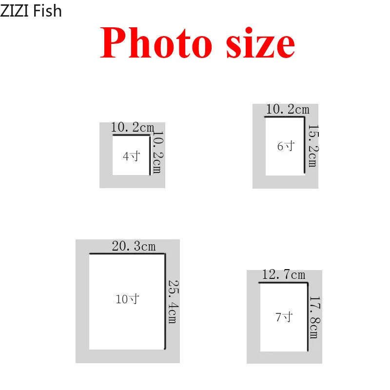 Classical European Alloy Photo Frame