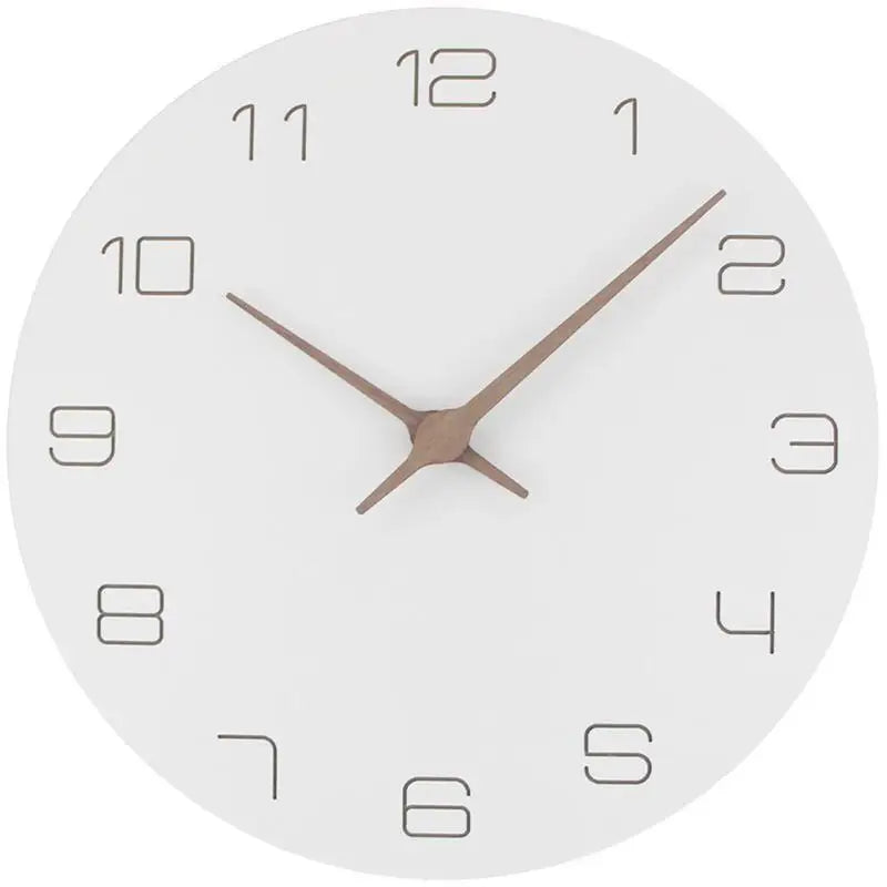 Wall Clock Silent Non Ticking Wood Oversized Wall Clocks