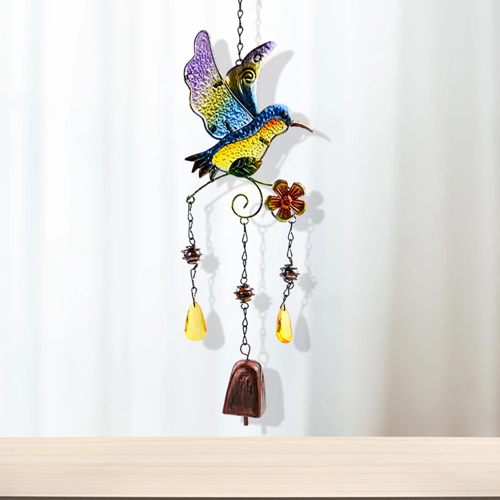 Hummingbird Wind Chimes Suncatcher Wall Window