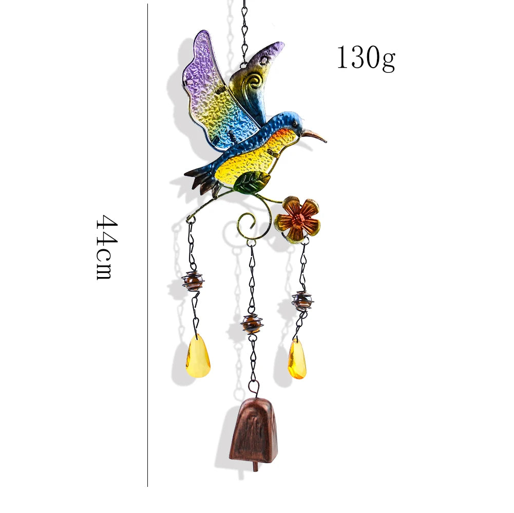 Hummingbird Wind Chimes Suncatcher Wall Window
