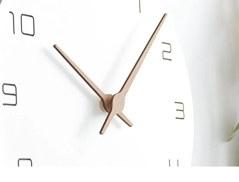 Wall Clock Silent Non Ticking Wood Oversized Wall Clocks