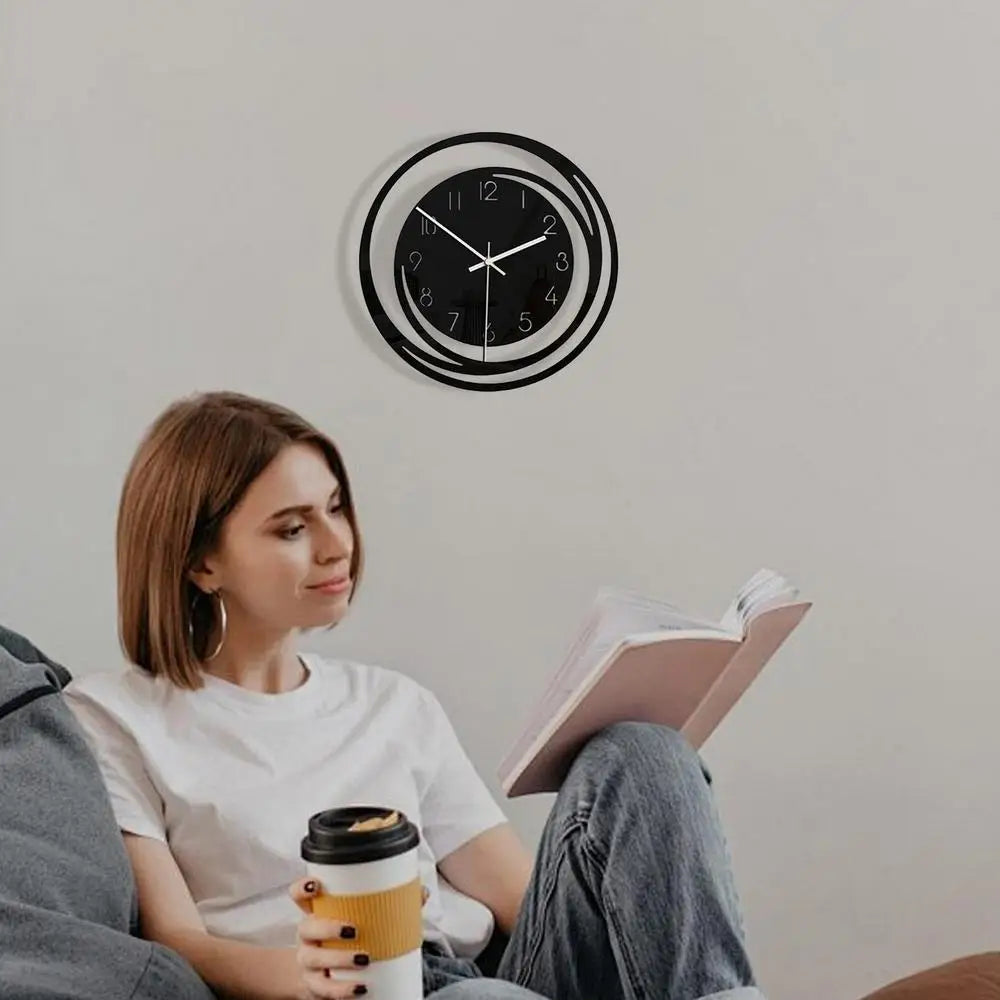 Modern Wall Clock Large Silent Acrylic Clock No Tick Wall Clock