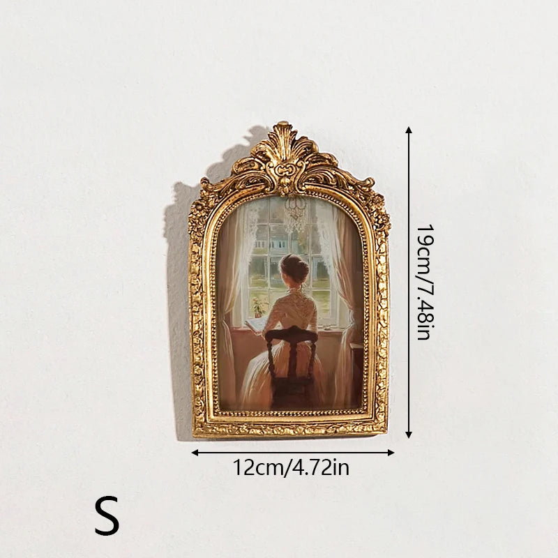 European Vintage Photo Frame Relief Picture Arch Wedding Photo Frame