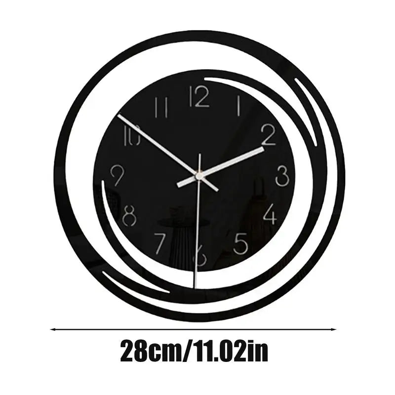 Modern Wall Clock Large Silent Acrylic Clock No Tick Wall Clock