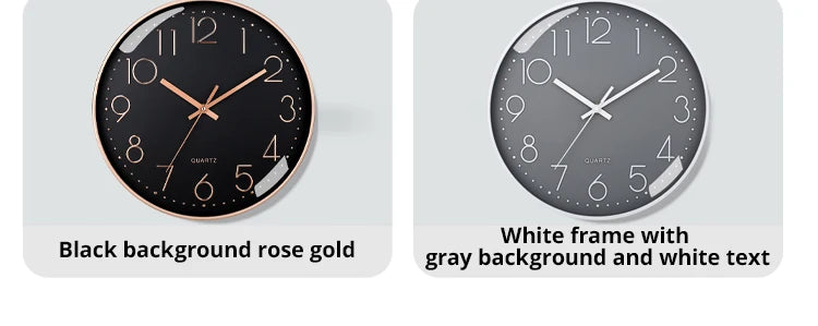 8 Inch Mute Wall Clock Simple Digital Wall Clock
