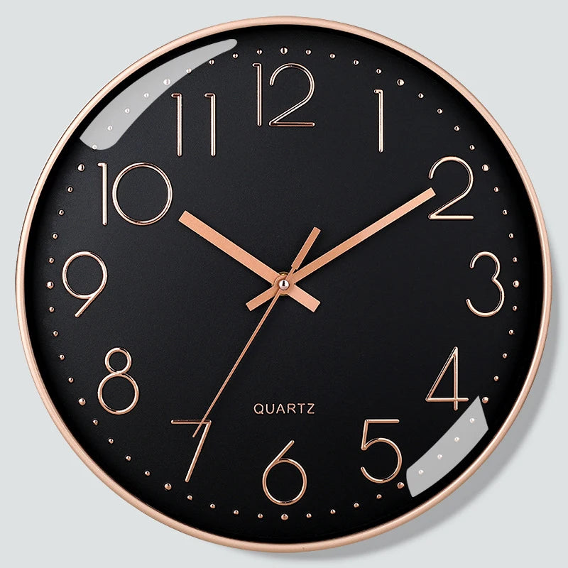 8 Inch Mute Wall Clock Simple Digital Wall Clock