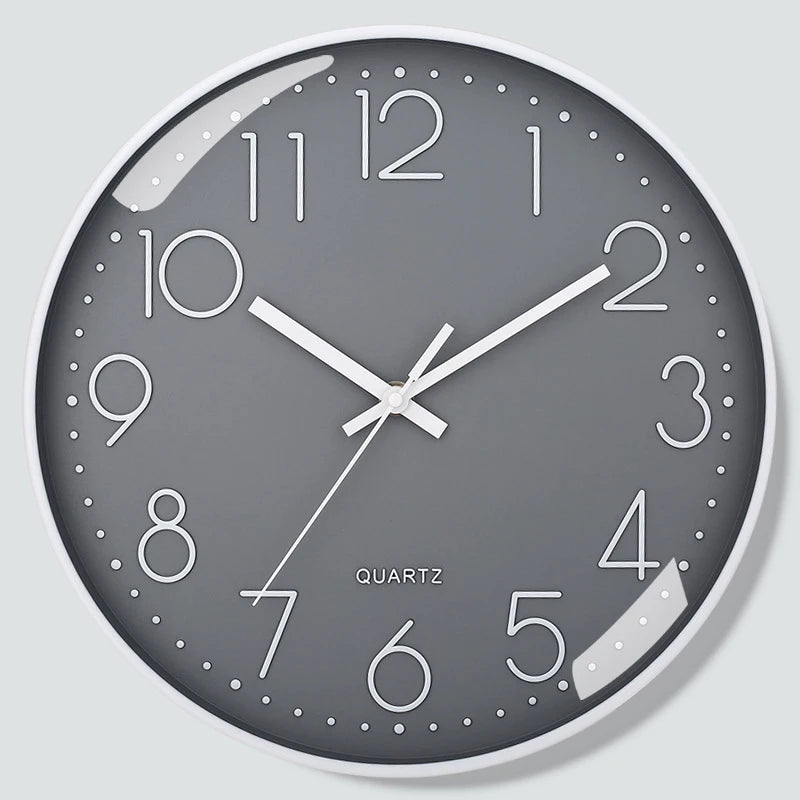 8 Inch Mute Wall Clock Simple Digital Wall Clock