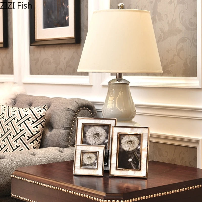 Classical European Alloy Photo Frame