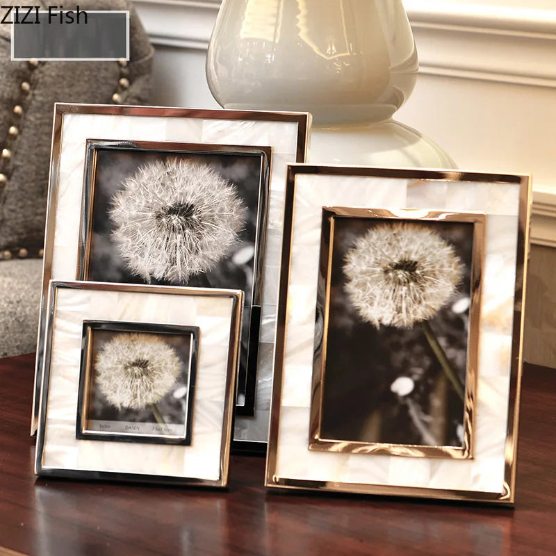 Classical European Alloy Photo Frame