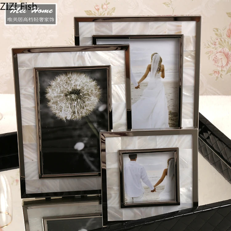 Classical European Alloy Photo Frame