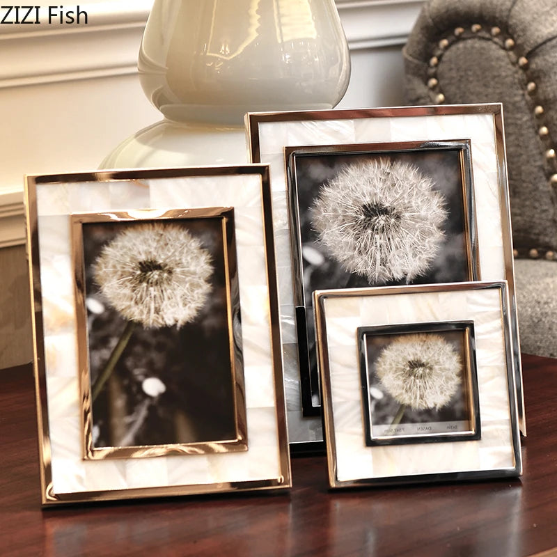 Classical European Alloy Photo Frame