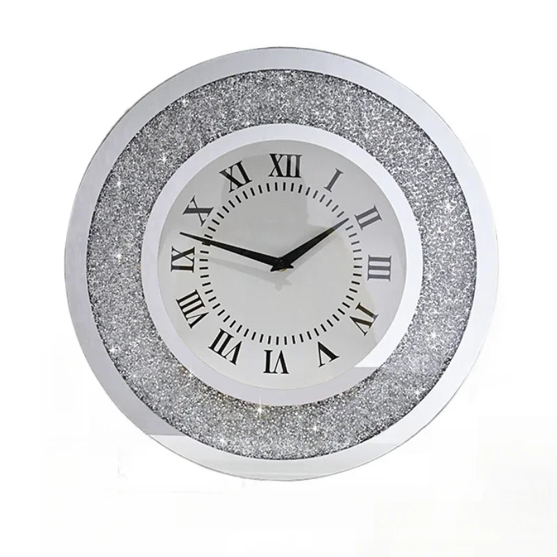 Light Luxury Modern Wall Clock Aesthetic Design Living Room Silent Wall Hanging