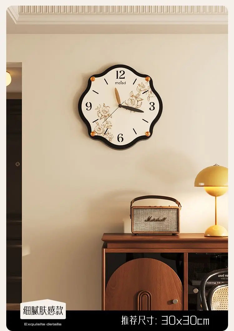 Wall Clock Mid Ancient Style High-end Clock Living Room
