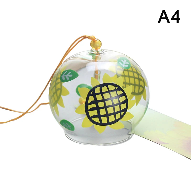 Japanese Style Glass Wind Chime Decorations