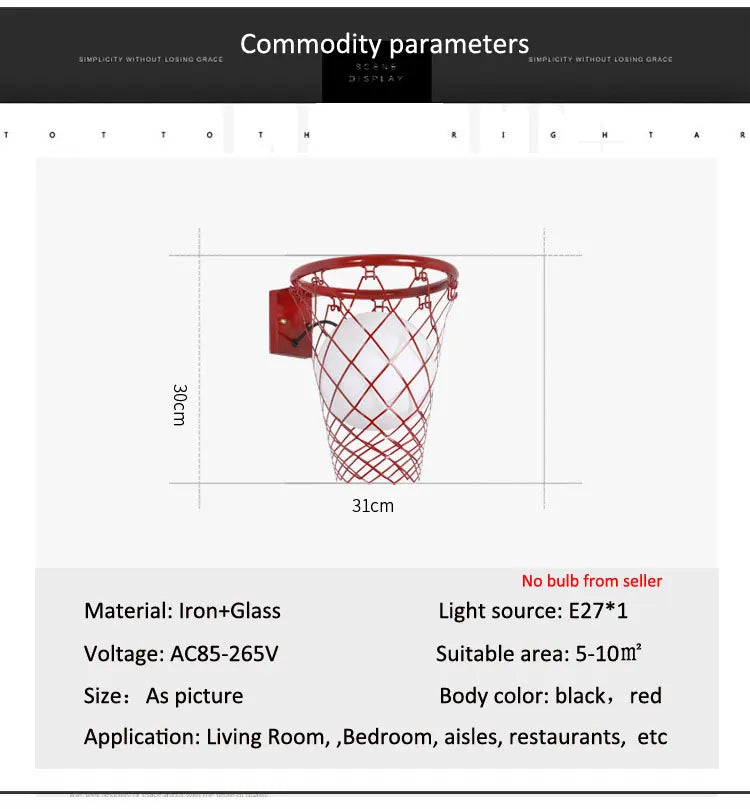 Nordic Creative Wall Lamp Living Room Corridor Pub Bedroom