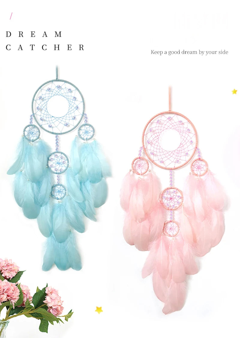 Dream Catcher Hand-woven Wind Chime Living Room Decorations Bedroom