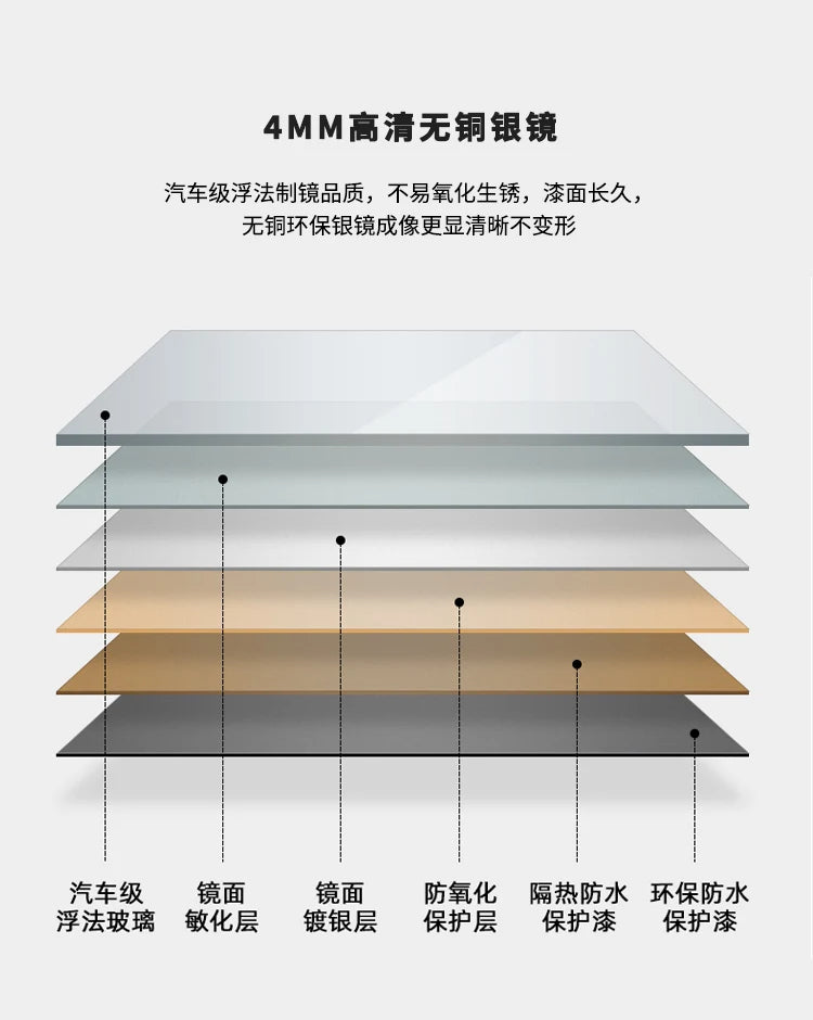 Golden Oval Mirror Wall Mounted Bathroom Vanity Vanity Mirror