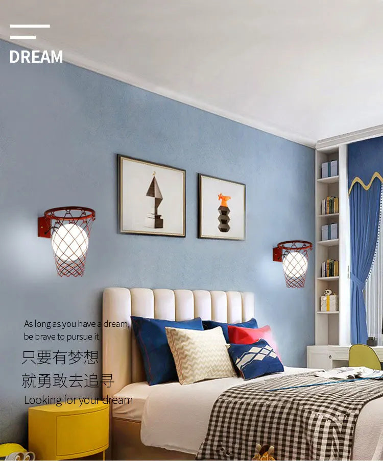 Nordic Creative Wall Lamp Living Room Corridor Pub Bedroom