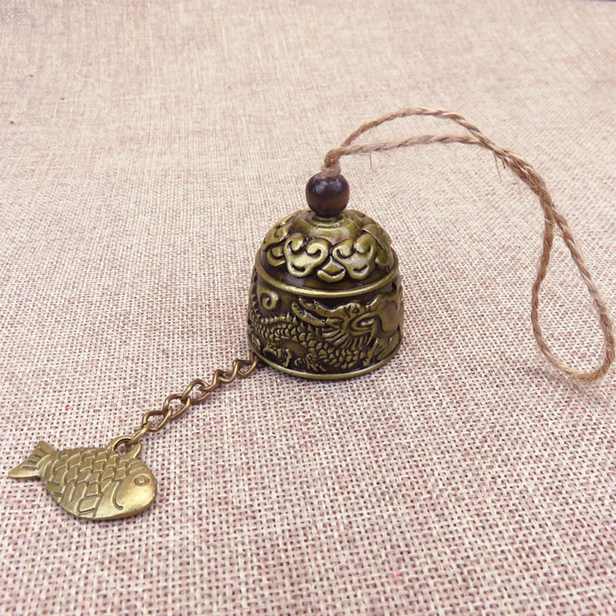 Feng Shui Wind Bell Retro Buddha Dragon Elephant Wind Chime