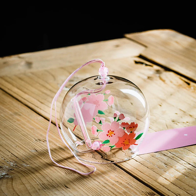 Japanese Style Glass Wind Chime Decorations