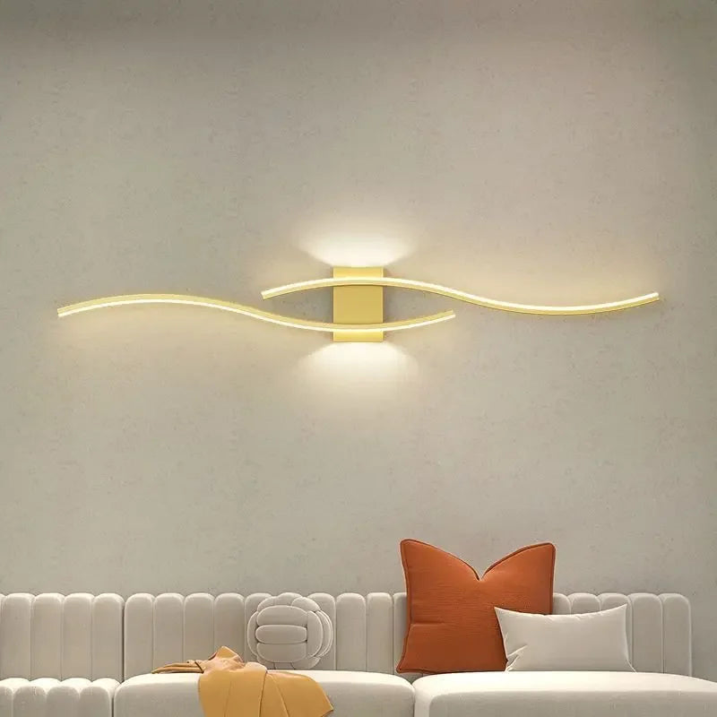 Wall Lamp LED Long Strip 60/80 Wall Sconce Home Decora Living Room Background
