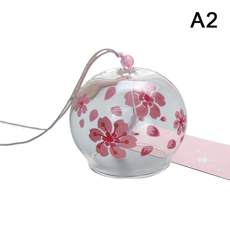 Japanese Style Glass Wind Chime Decorations