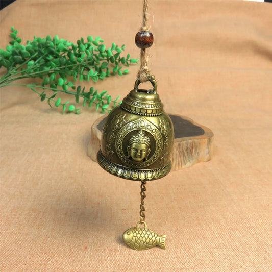 Feng Shui Wind Bell Retro Buddha Dragon Elephant Wind Chime