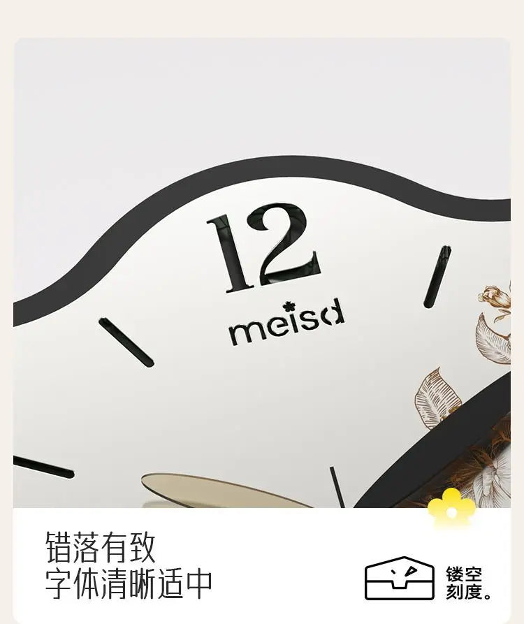 Wall Clock Mid Ancient Style High-end Clock Living Room