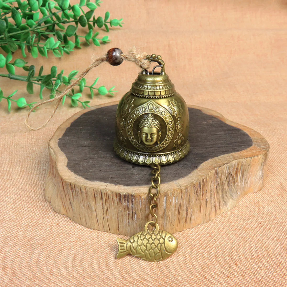 Feng Shui Wind Bell Retro Buddha Dragon Elephant Wind Chime
