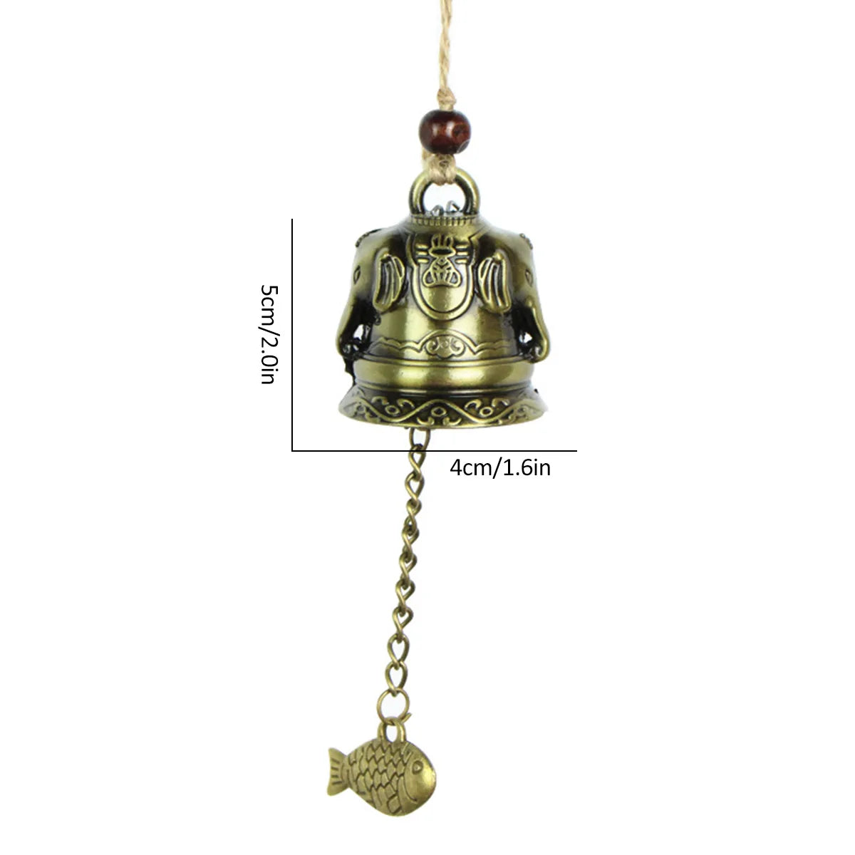 Feng Shui Wind Bell Retro Buddha Dragon Elephant Wind Chime