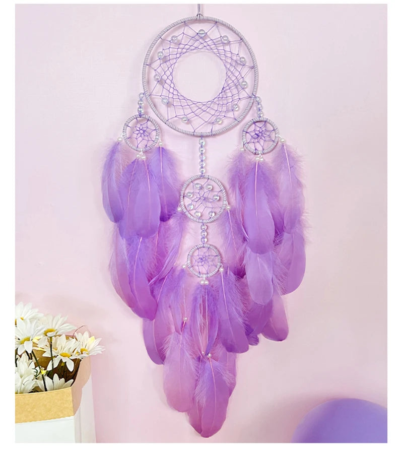 Dream Catcher Hand-woven Wind Chime Living Room Decorations Bedroom