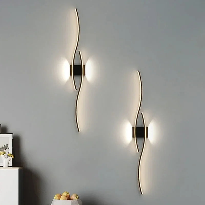 Wall Lamp LED Long Strip 60/80 Wall Sconce Home Decora Living Room Background