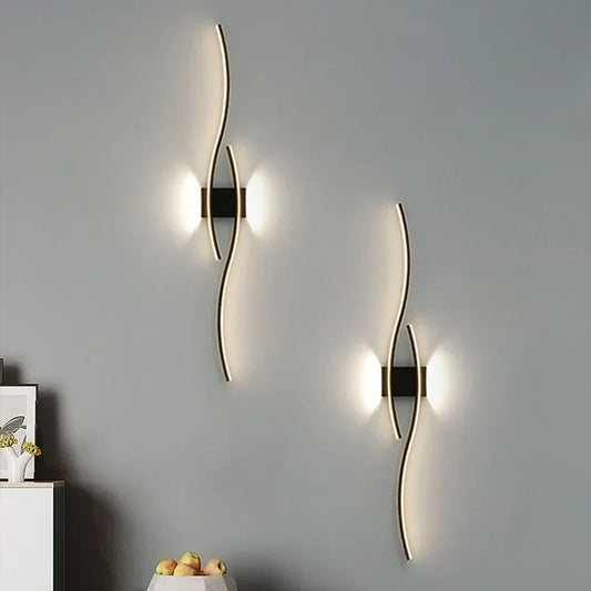 Wall Lamp LED Long Strip 60/80 Wall Sconce Home Decora Living Room Background