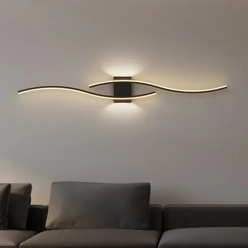 Wall Lamp LED Long Strip 60/80 Wall Sconce Home Decora Living Room Background