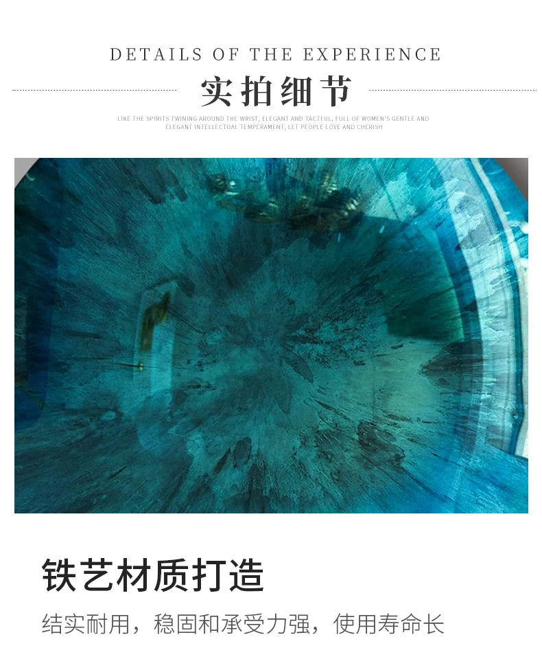 Modern light luxury wall decoration corridor aisle wall metal