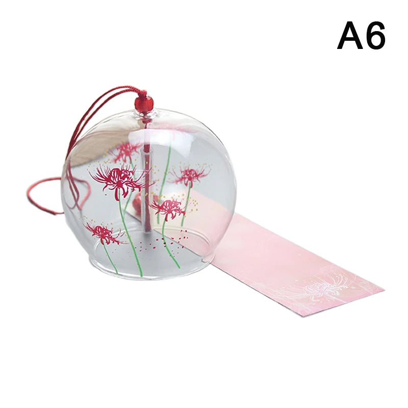 Japanese Style Glass Wind Chime Decorations