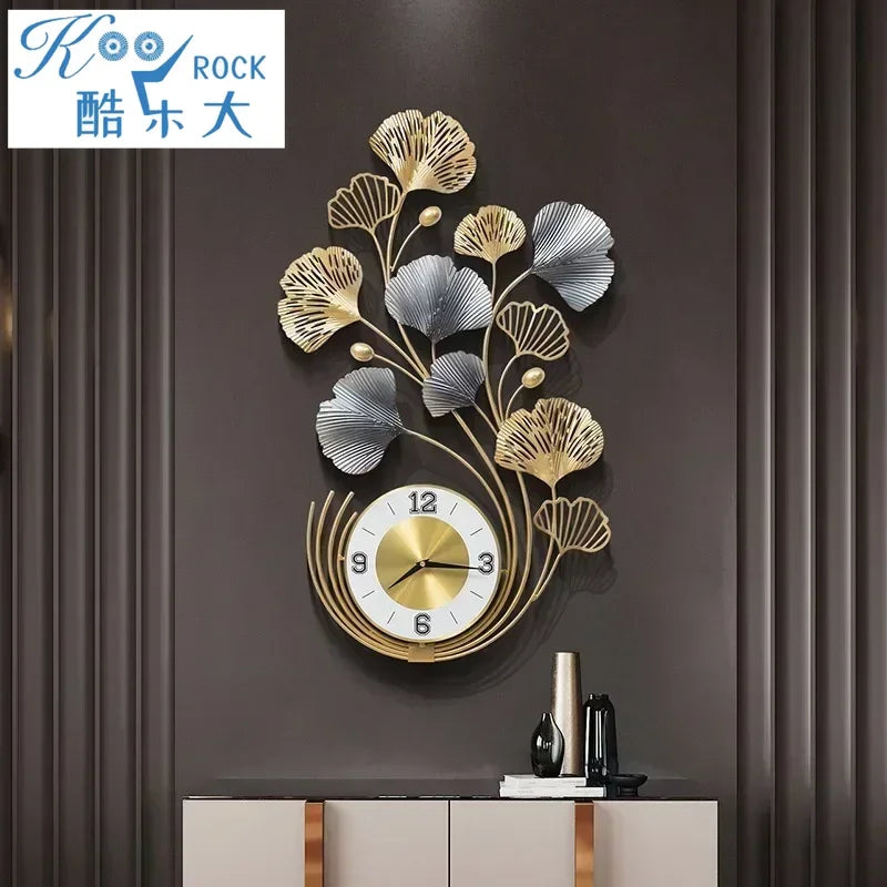 Wall decoration, metal crafts, home clock, living room, and porch decoration art