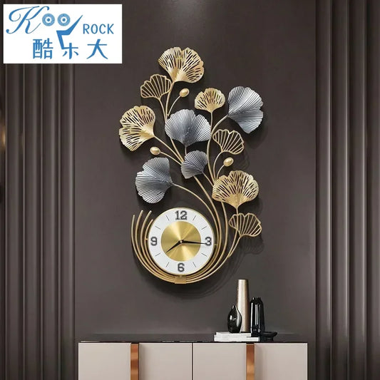 Wall decoration, metal crafts, home clock, living room, and porch decoration art