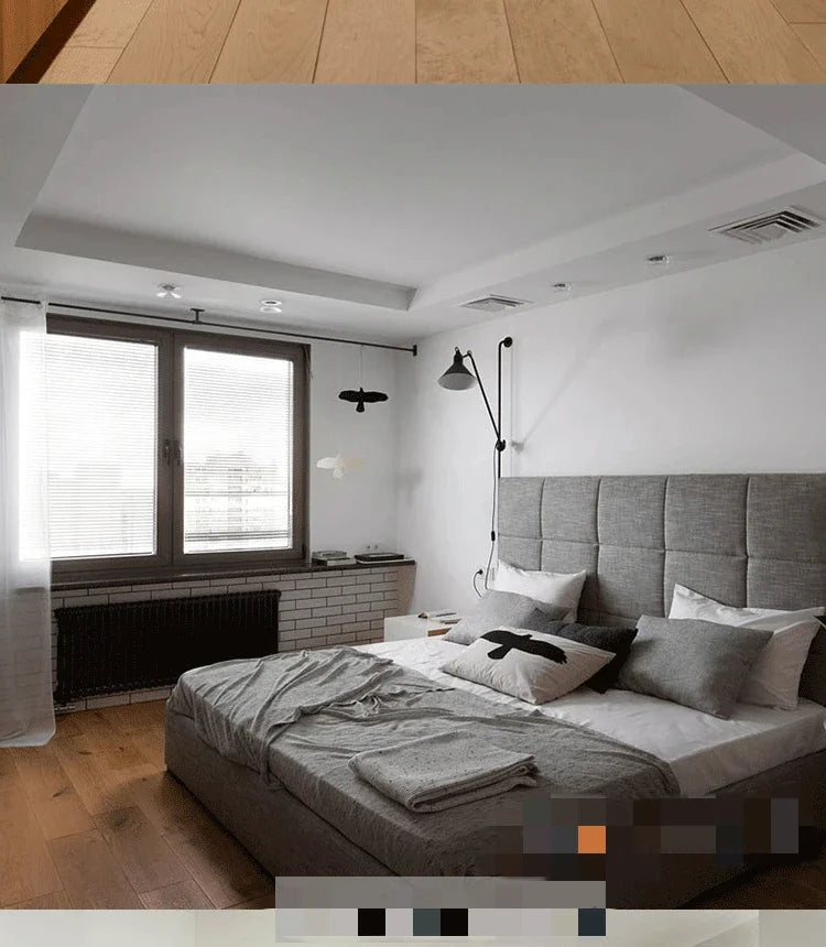 Industrial Style Long Wall Light Creative Design Long Pole Swing Arm Telescopic Eye Protection Lamp Living Room Reading Lamp