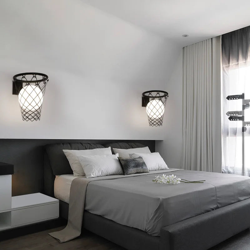 Nordic Creative Wall Lamp Living Room Corridor Pub Bedroom