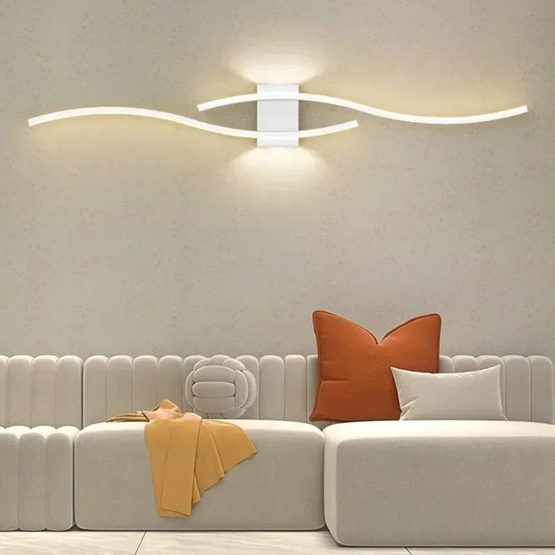 Wall Lamp LED Long Strip 60/80 Wall Sconce Home Decora Living Room Background