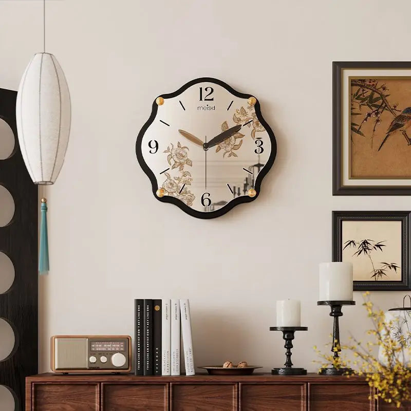 Wall Clock Mid Ancient Style High-end Clock Living Room
