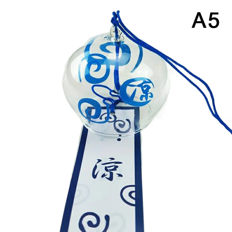 Japanese Style Glass Wind Chime Decorations