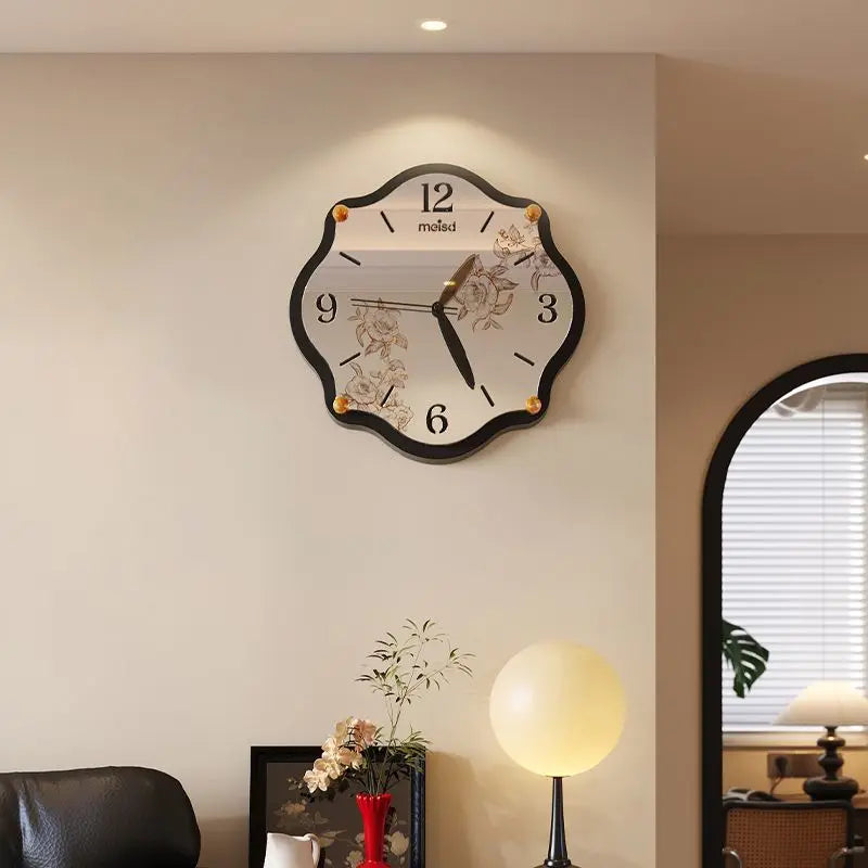 Wall Clock Mid Ancient Style High-end Clock Living Room