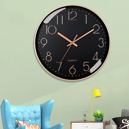 8 Inch Mute Wall Clock Simple Digital Wall Clock