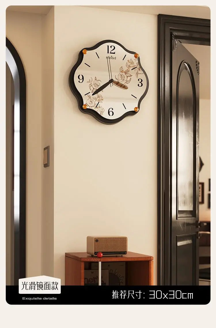 Wall Clock Mid Ancient Style High-end Clock Living Room