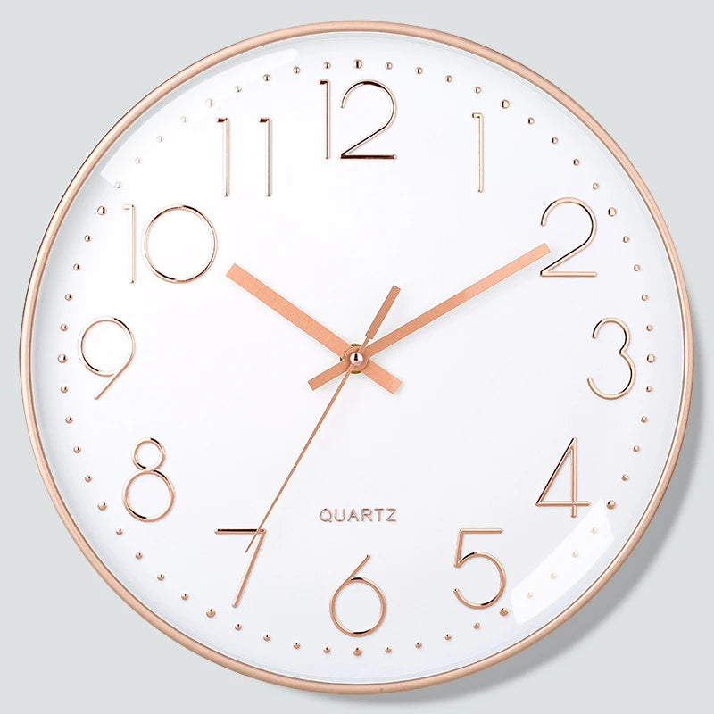 8 Inch Mute Wall Clock Simple Digital Wall Clock