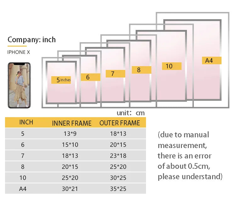 Set of 2 crystal photo frame 5 7 6 8 10 inch 7 inch creative glass custom photo free photo