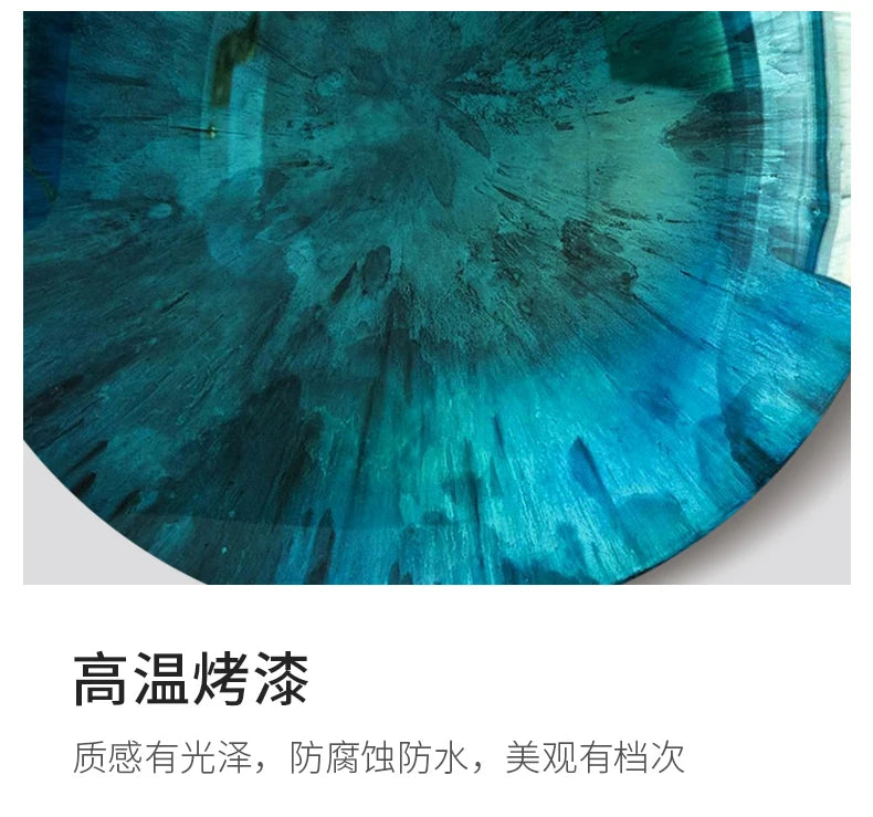 Modern light luxury wall decoration corridor aisle wall metal