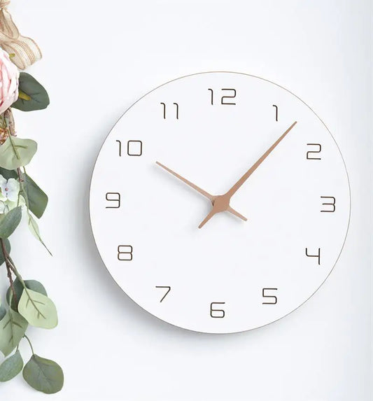 Wall Clock Silent Non Ticking Wood Oversized Wall Clocks
